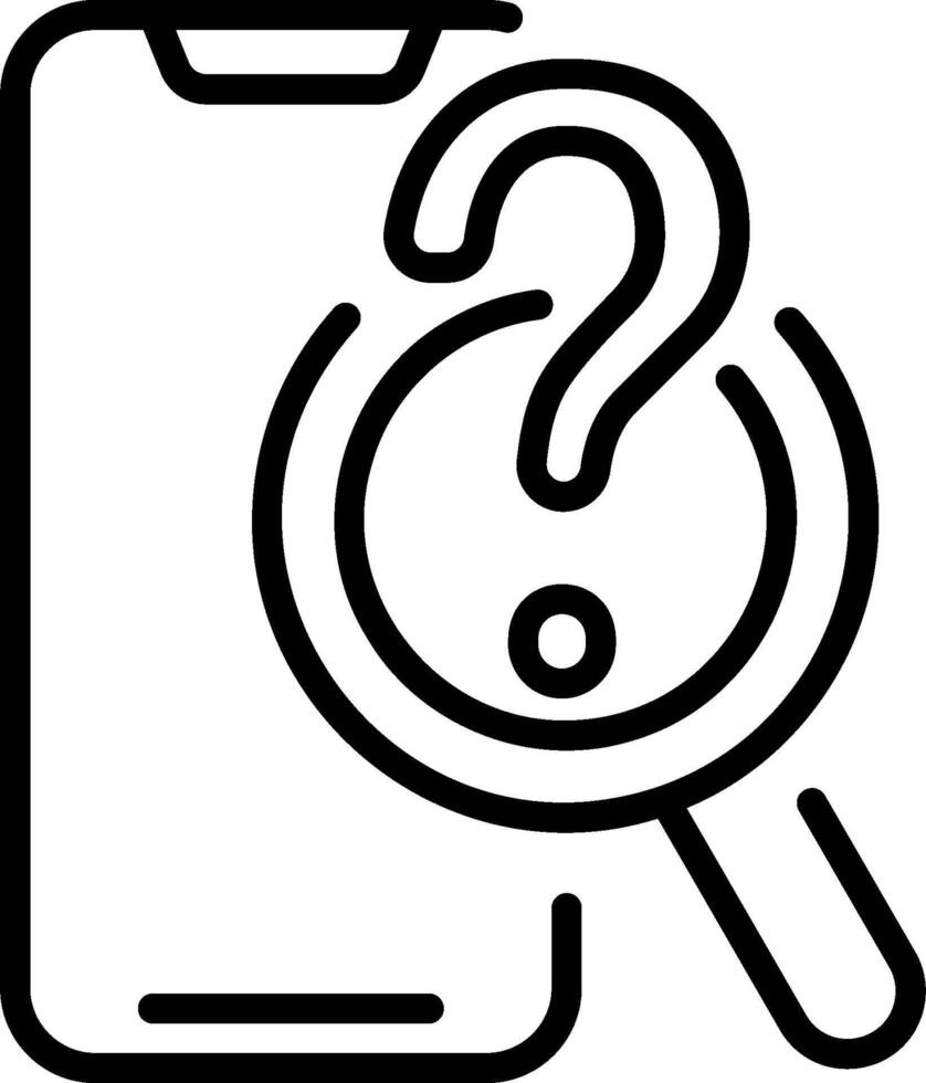 Mobile phone icon vector