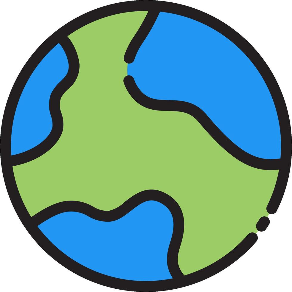 Earth globe icon illustration vector
