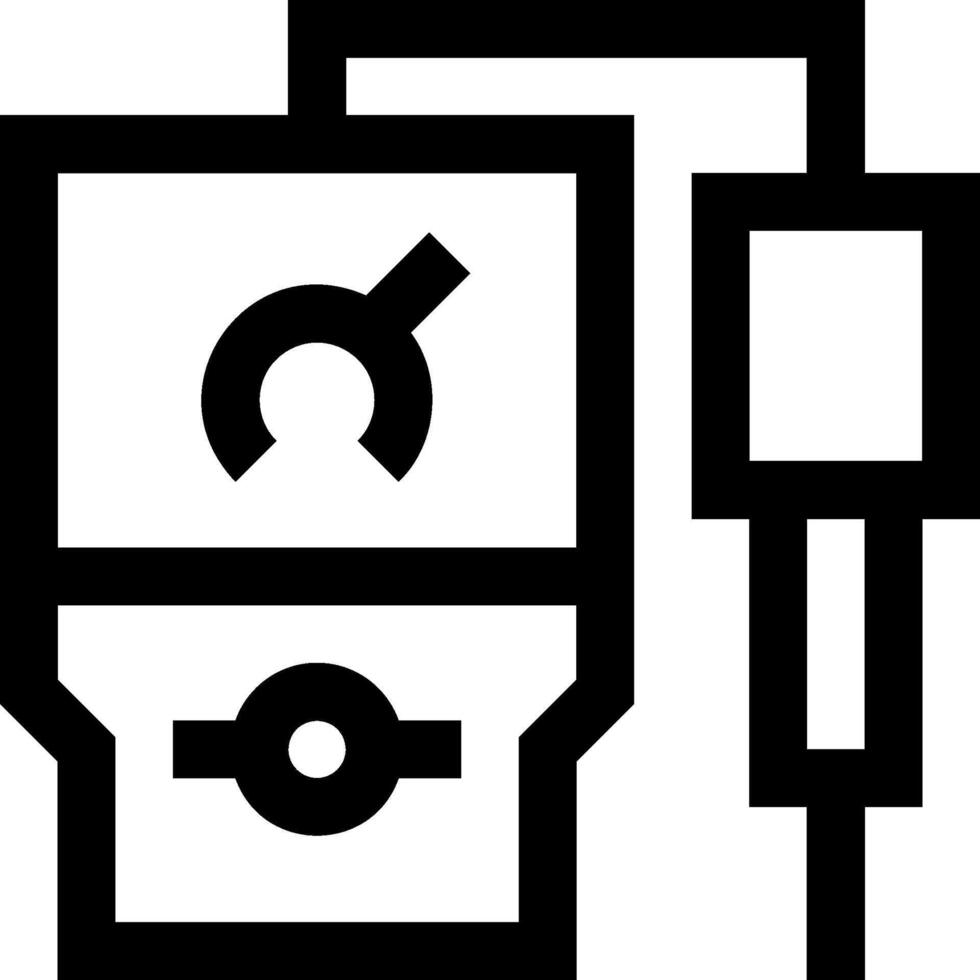 un negro y blanco imagen de un computadora con un ratón vector