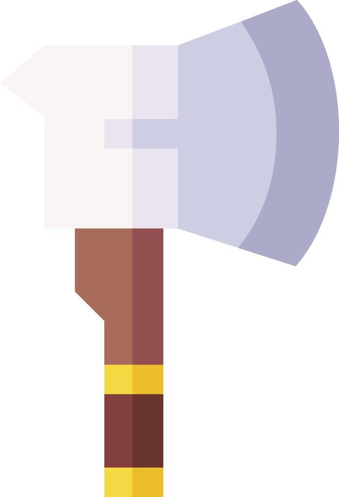 An illustration of a hammer with a handle vector