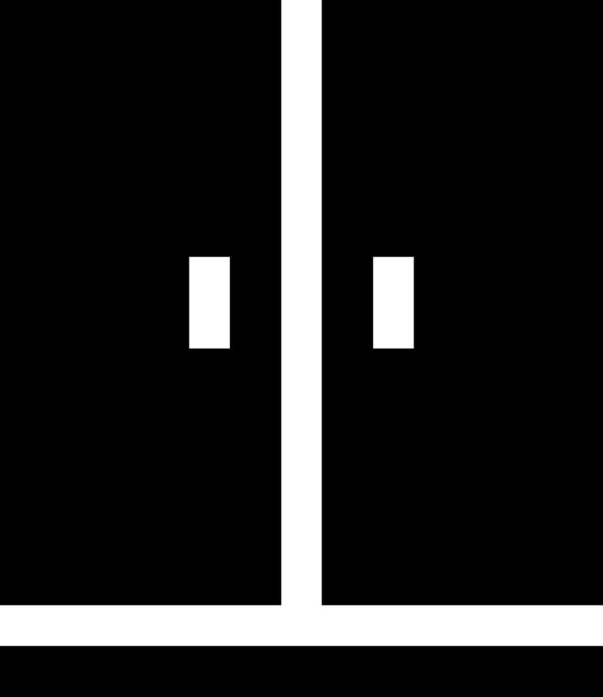 Two black squares with white lines on them vector