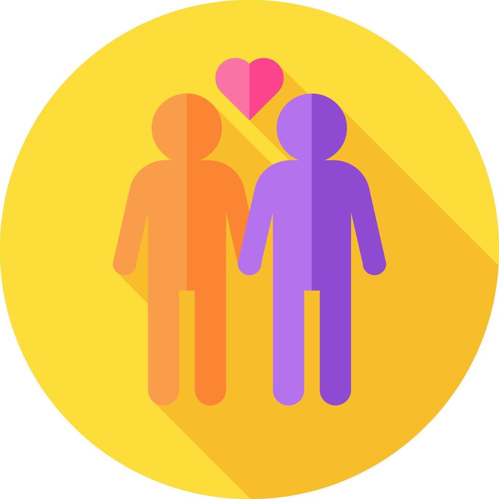 Two people holding hands with a heart in the middle vector