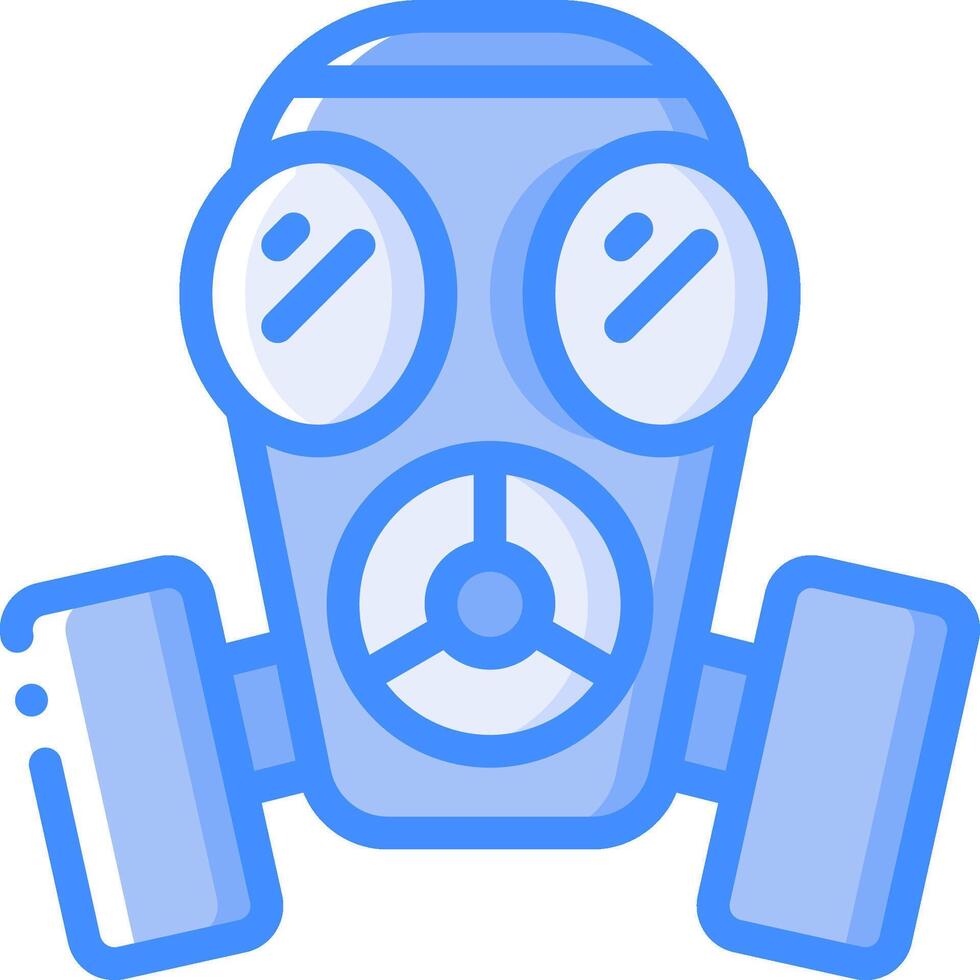 A gas mask icon on a white background vector