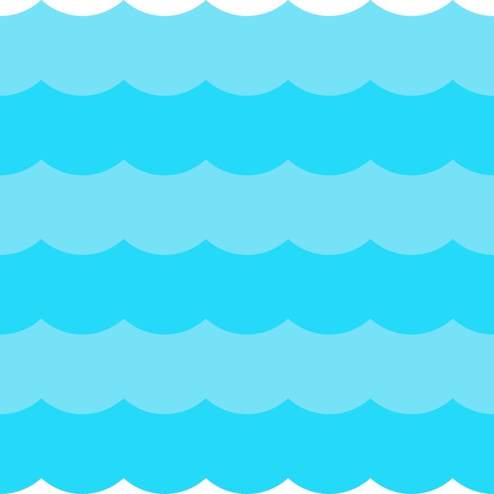 A blue wave pattern with white and blue waves vector