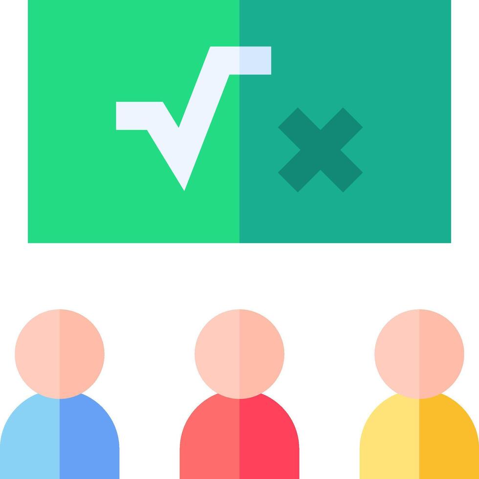 A group of people are standing around a green screen with a cross and a plus sign vector
