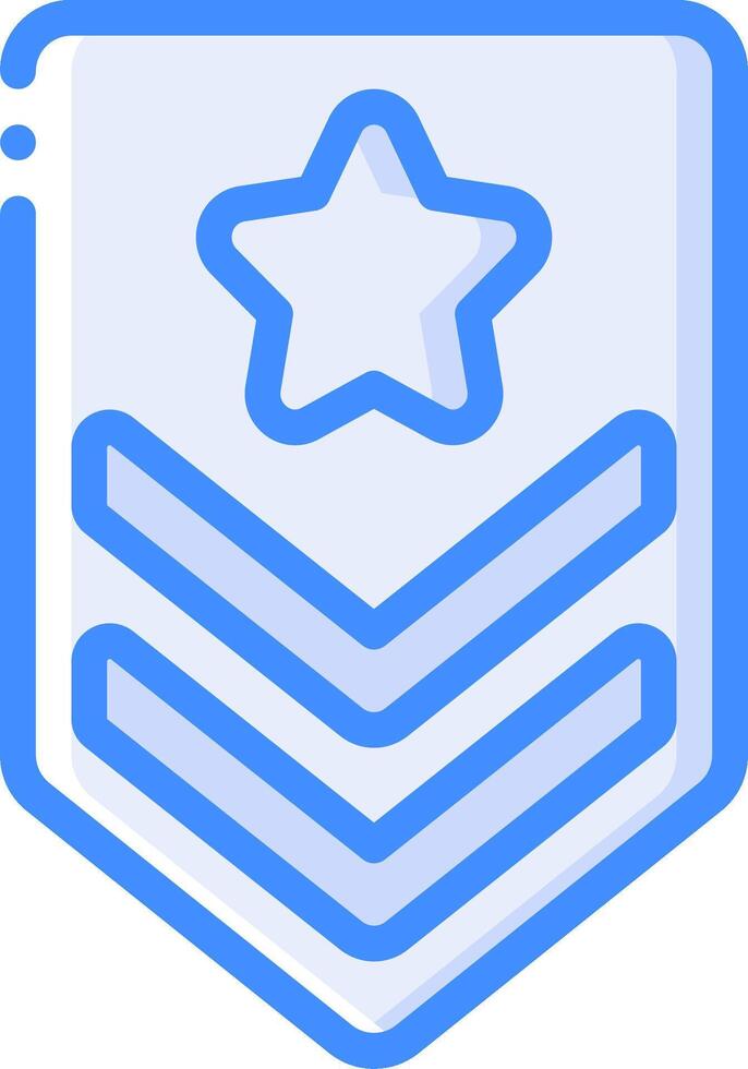 A blue star on a white background vector