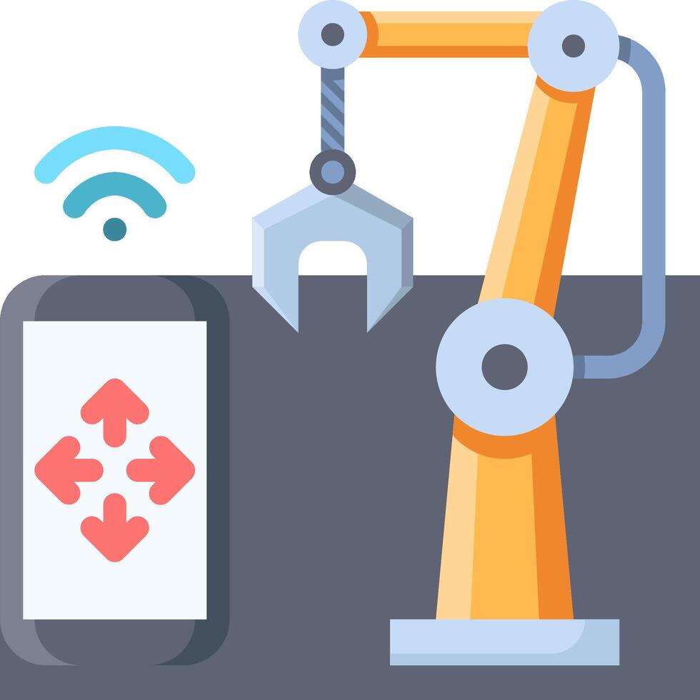 How to use a mobile app to manage your robots vector