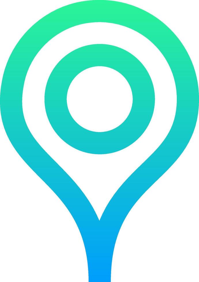 The logo for a location app vector