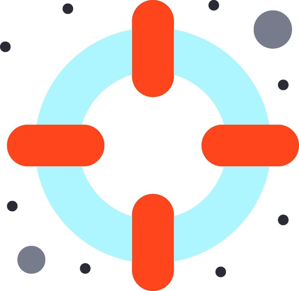 A circle with four arrows in it vector