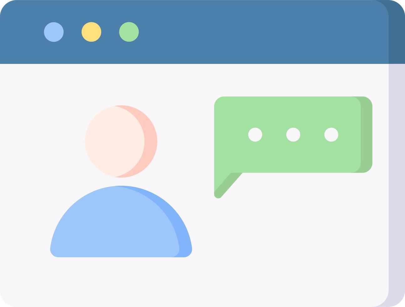 Chat with your customers vector