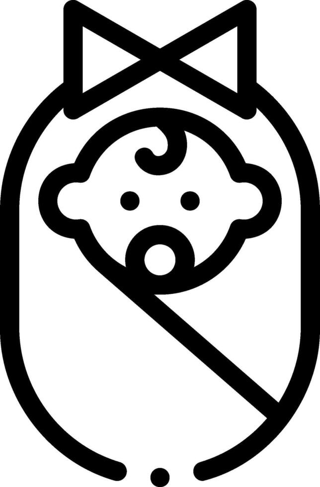 Baby boy icon vector