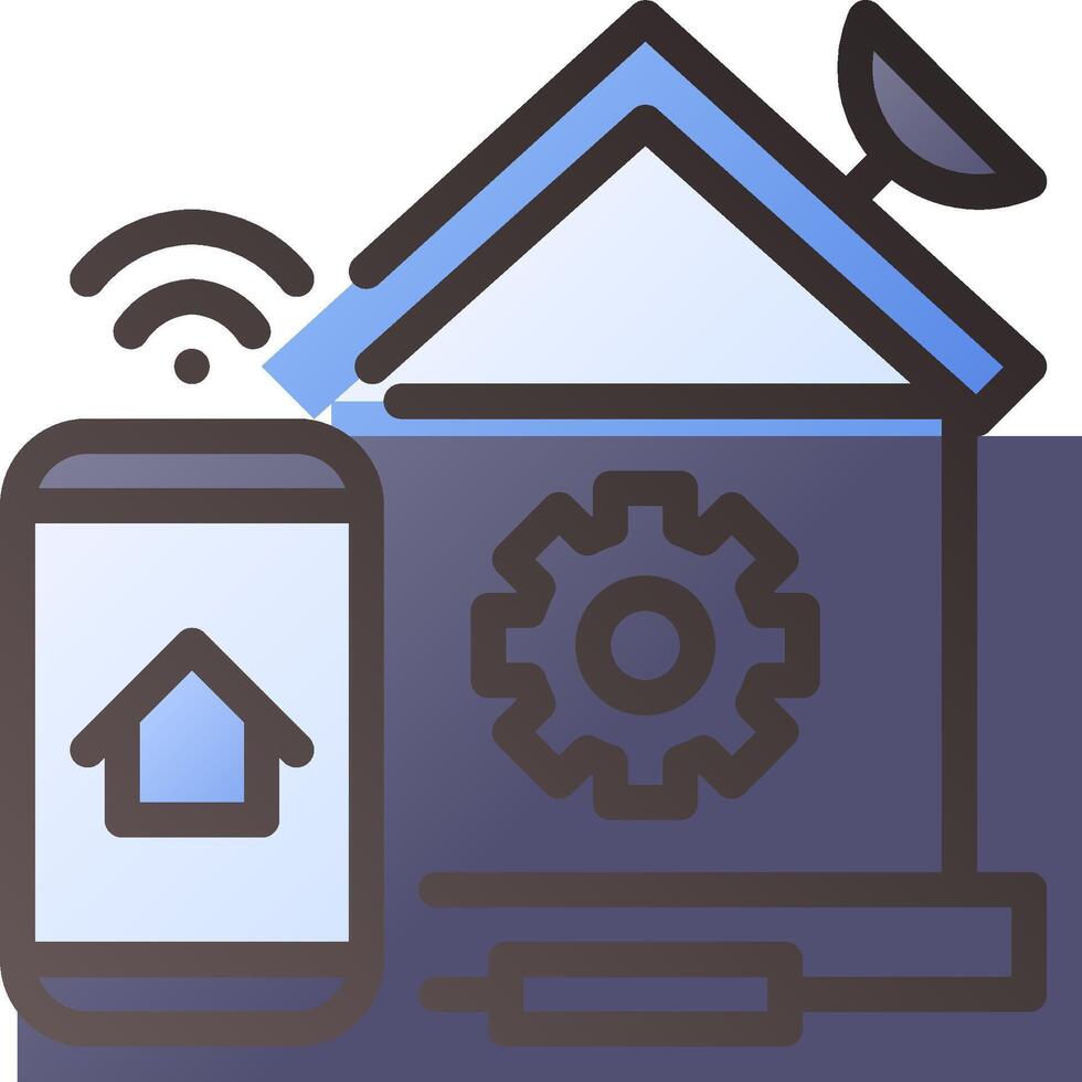 Smart home automation vector
