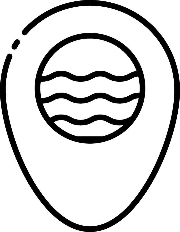 A black and white icon of a wave vector