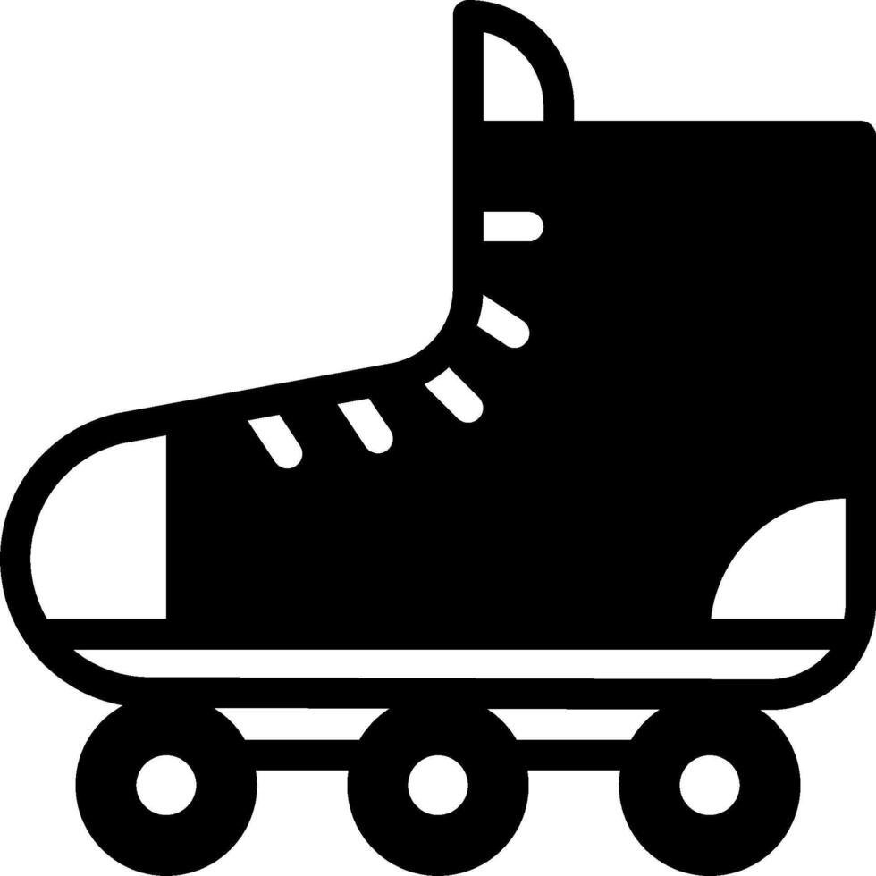 A black and white silhouette of a skateboard vector