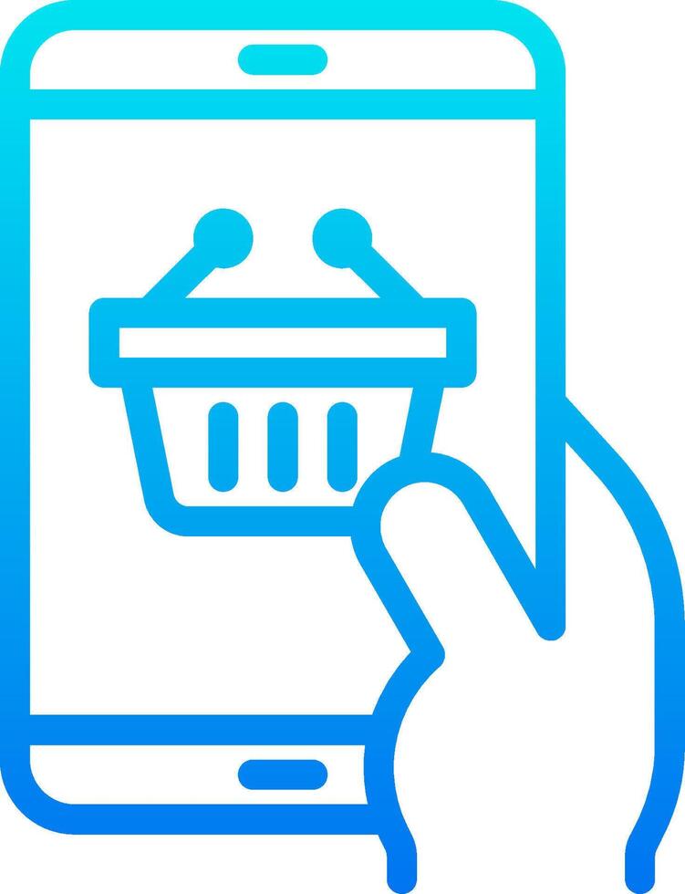 Shopping cart icon vector