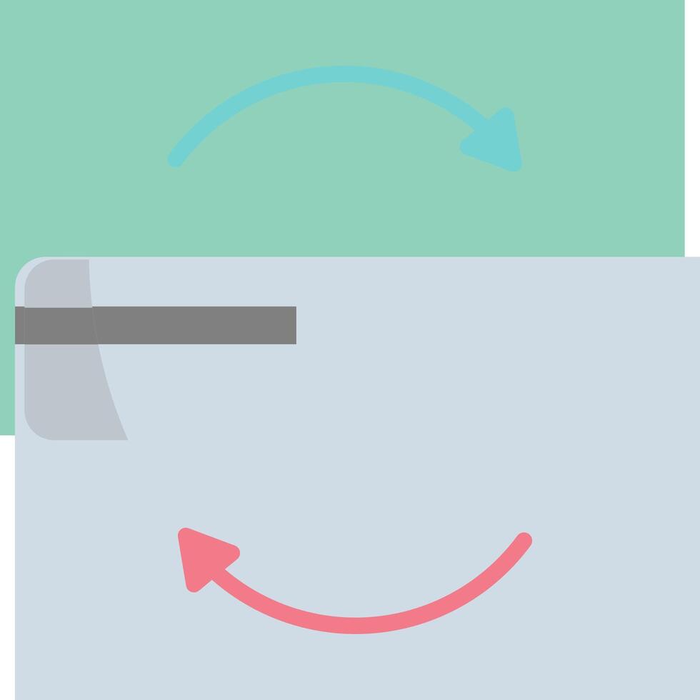 A wallet with a credit card and a debit card vector