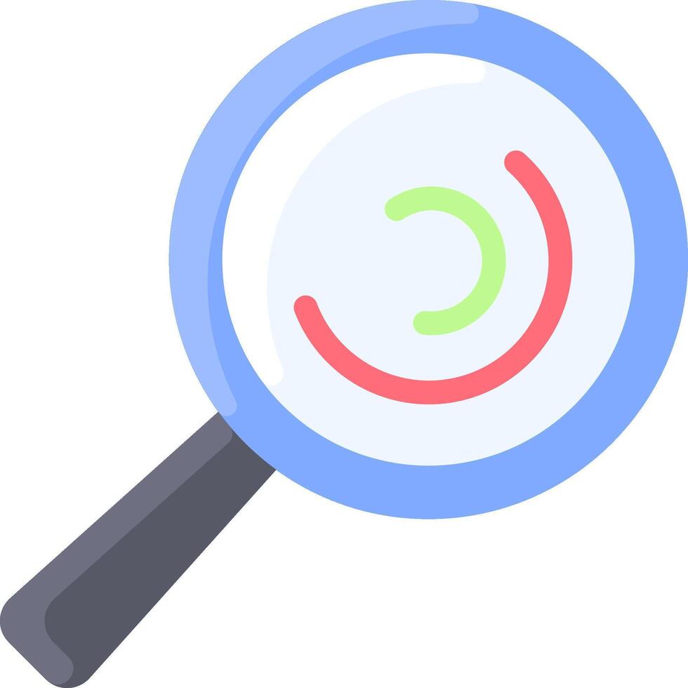 Magnifying glass icon illustration vector