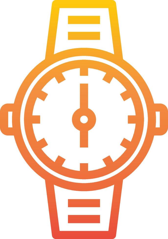 A watch icon on a white background vector
