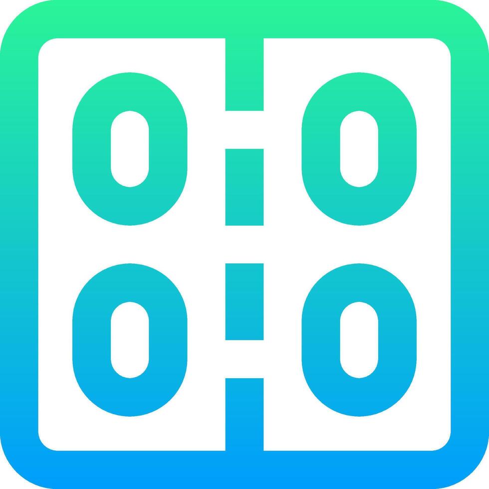 A clock icon with two numbers on it vector