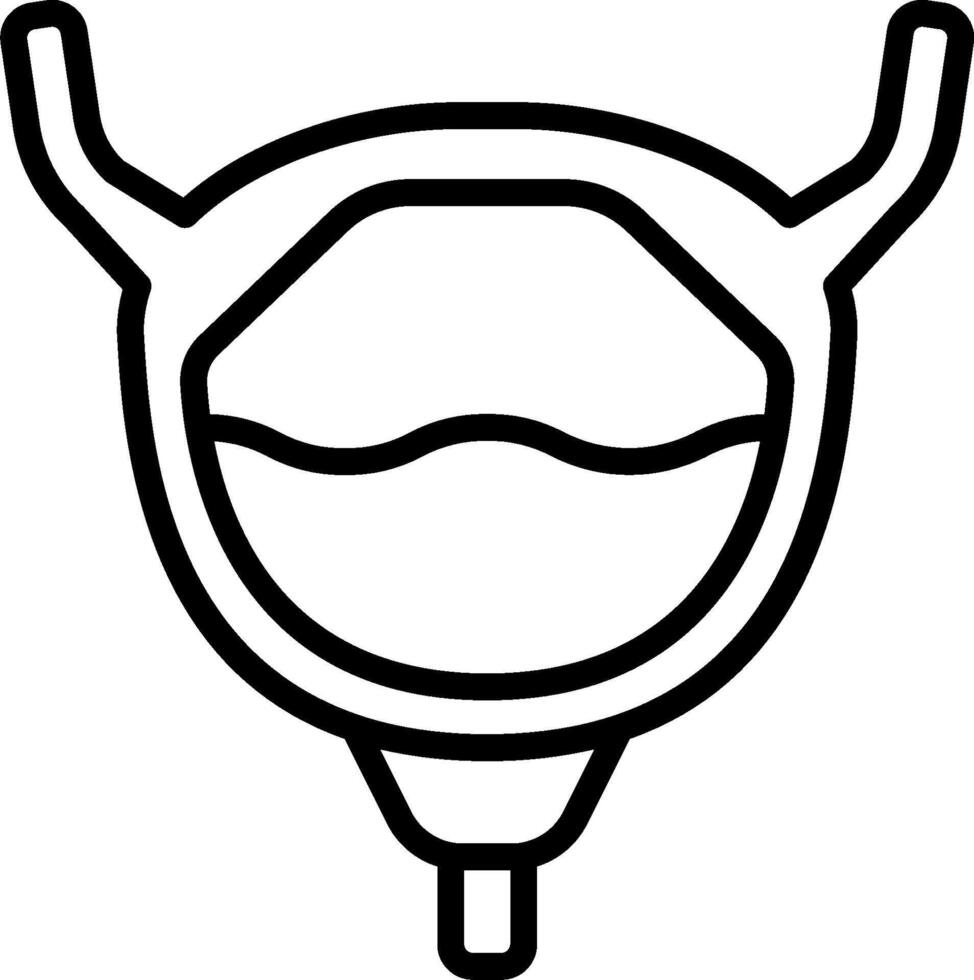 A black and white drawing of a man's head vector
