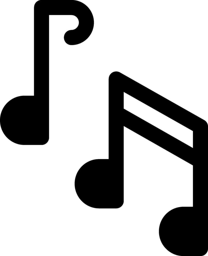 Music notes clipart vector
