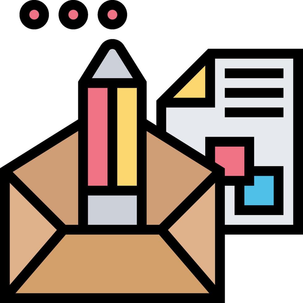 Email marketing icon vector