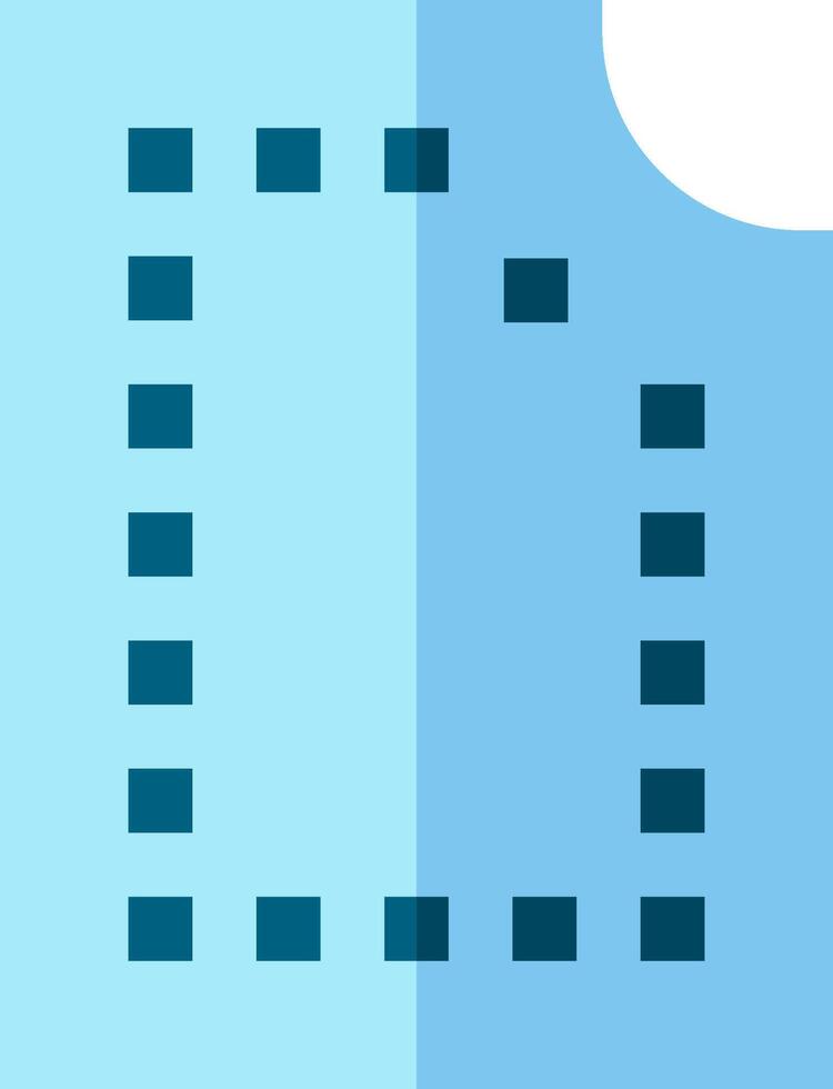 A square shape with a cloud in the middle vector