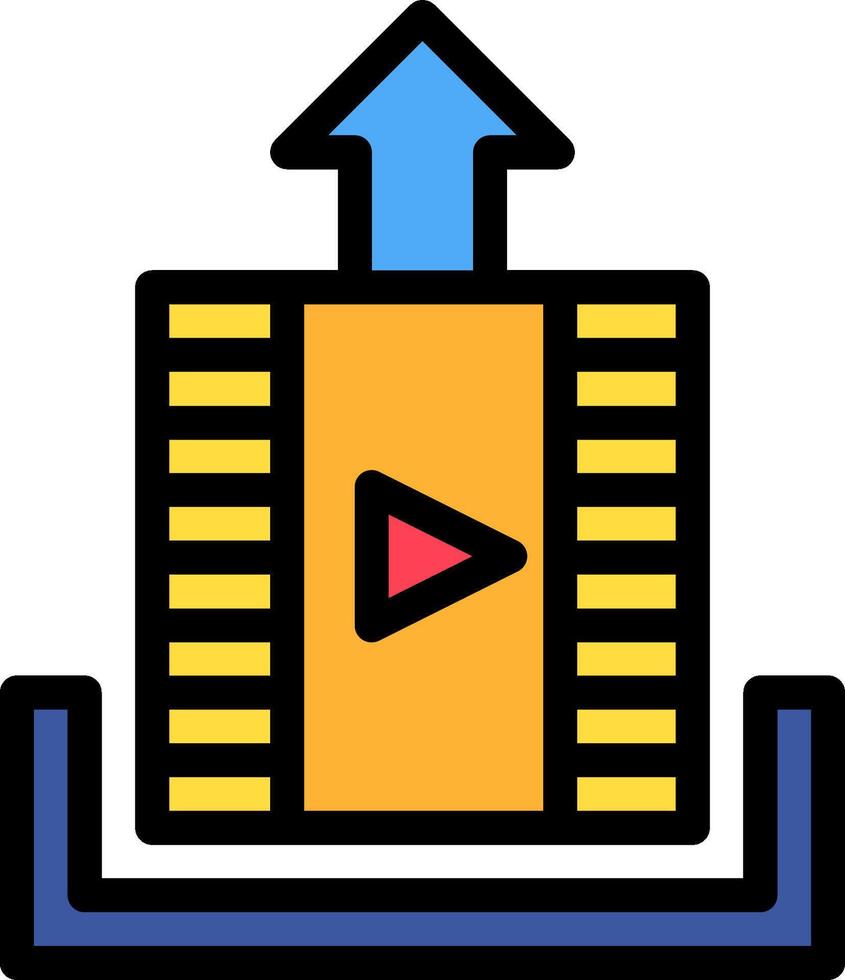 A player icon with an arrow pointing up vector