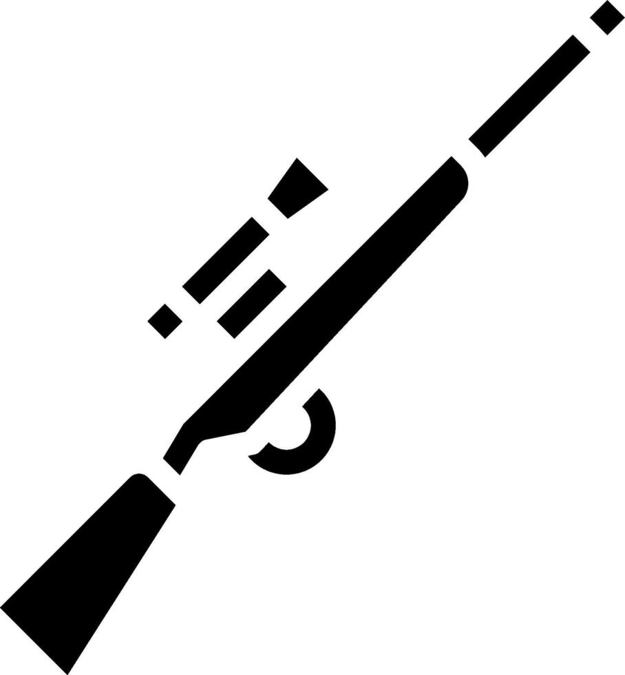 A rifle with a scope and a scope vector
