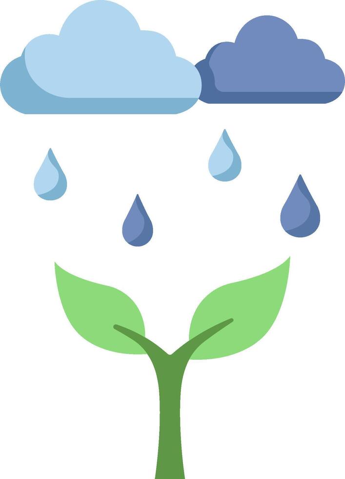 Rainy day illustration vector