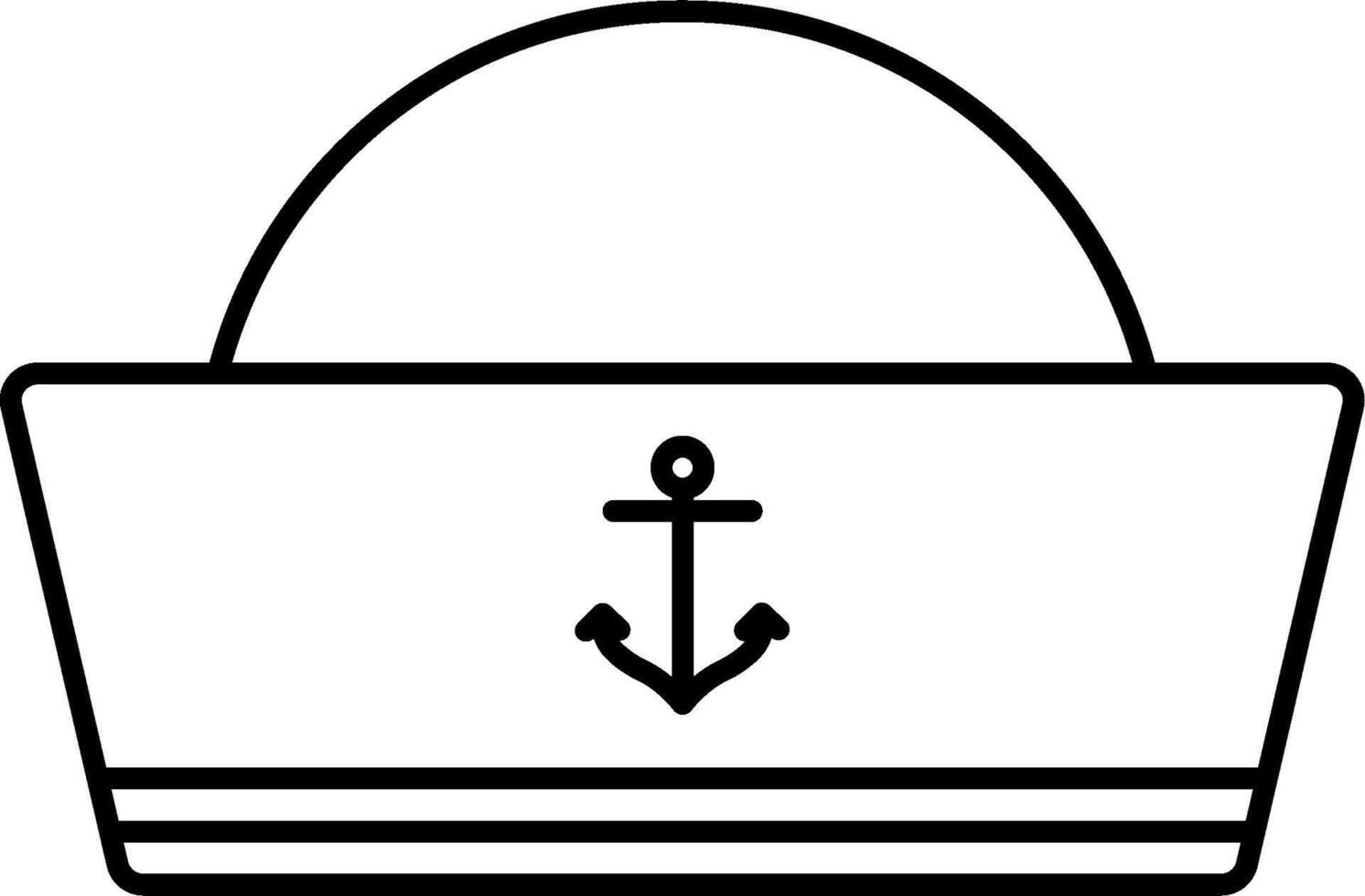 An anchor in a basket with a handle vector