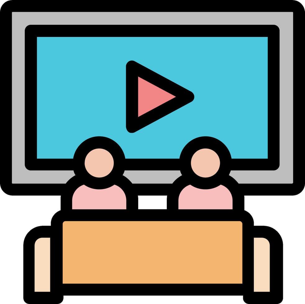streaming illustration design vector