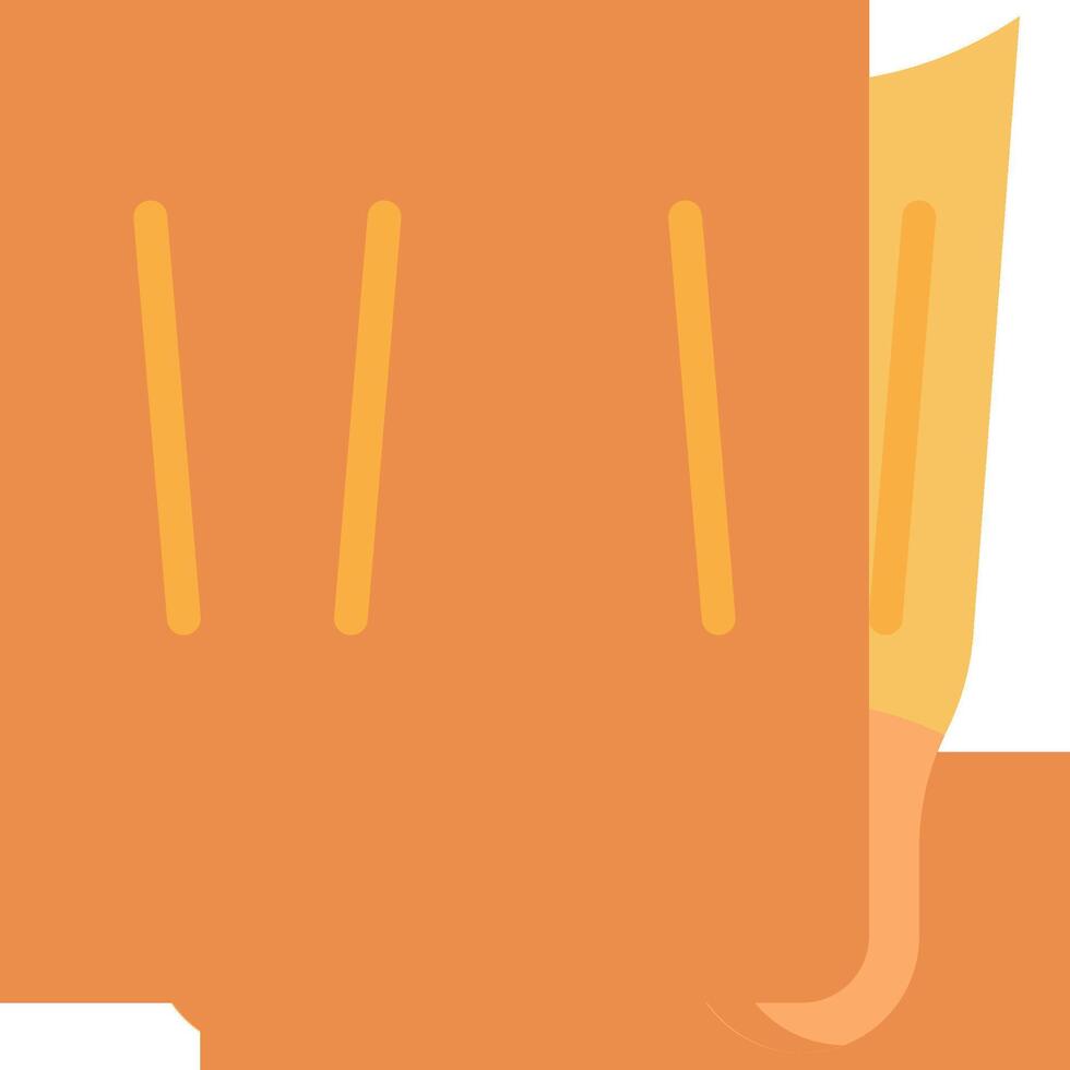 A yellow square with a paintbrush on it vector