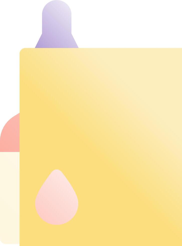 A yellow envelope with a pink heart on it vector
