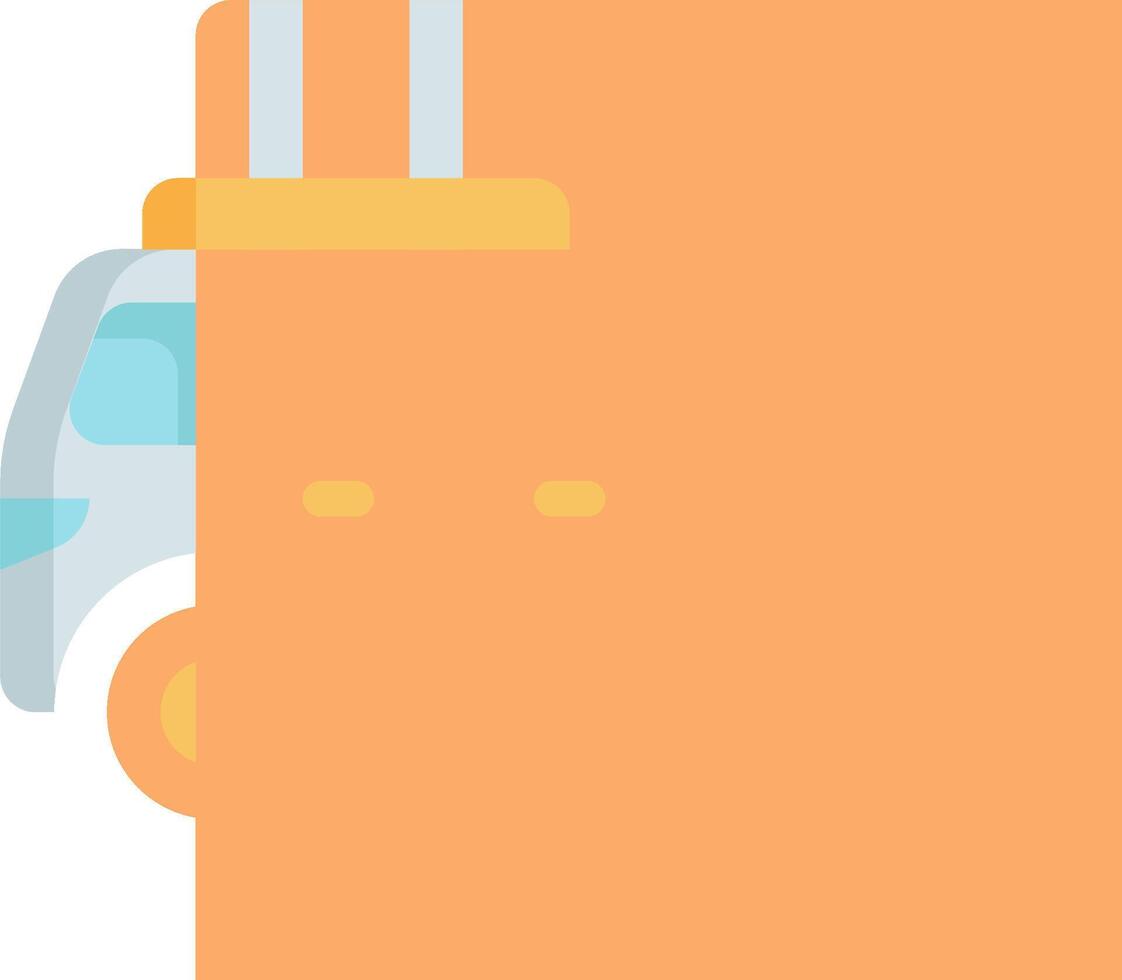 A truck with a face and a smile vector