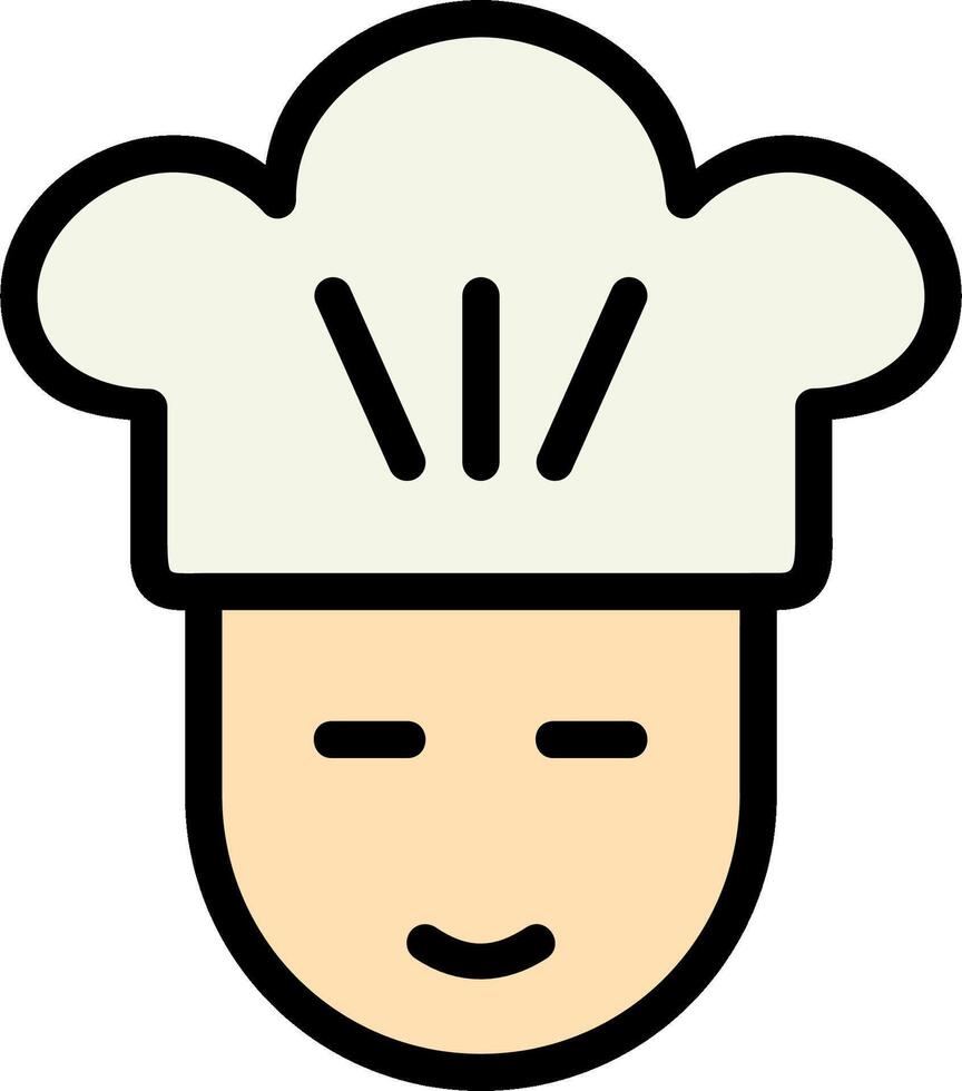 A chef's hat icon on a white background vector