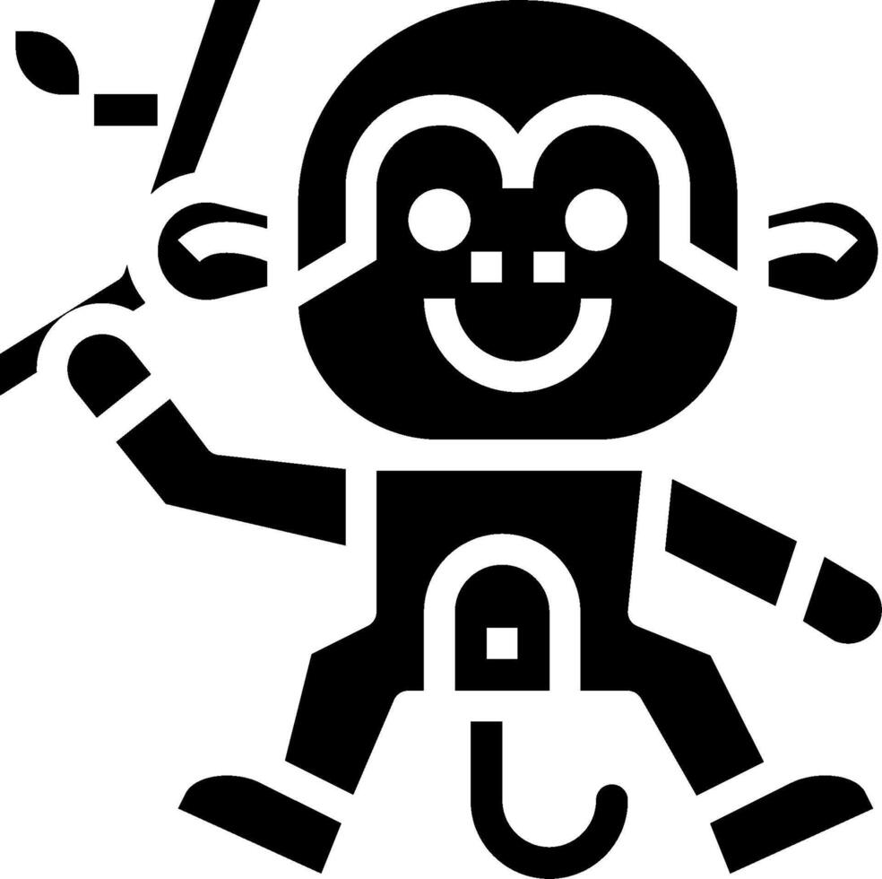 Monkey illustration design vector