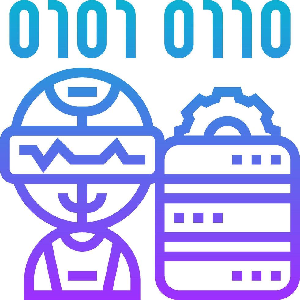 The logo of the cloud computing vector