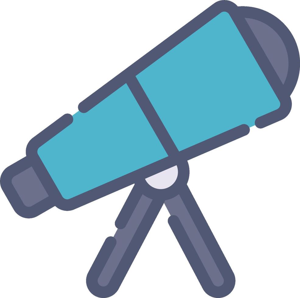 Telescope icon illustration vector