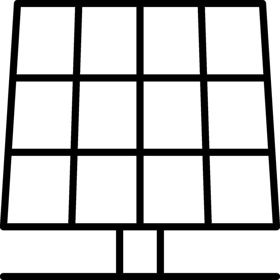 A solar panel on a white background vector