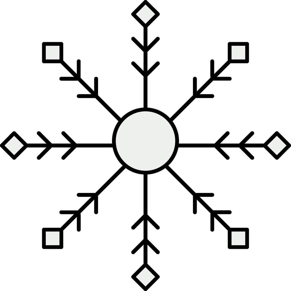 Snowflake clip art free download vector
