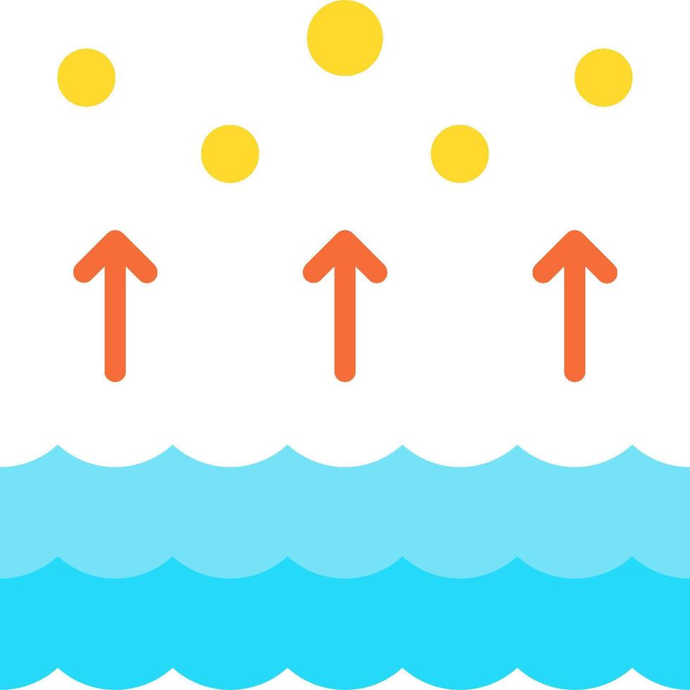 Water cycle diagram vector