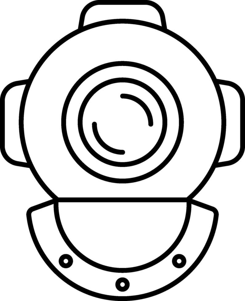 A black and white drawing of a camera vector