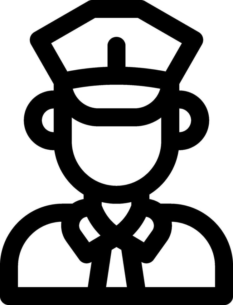 Police officer icon vector