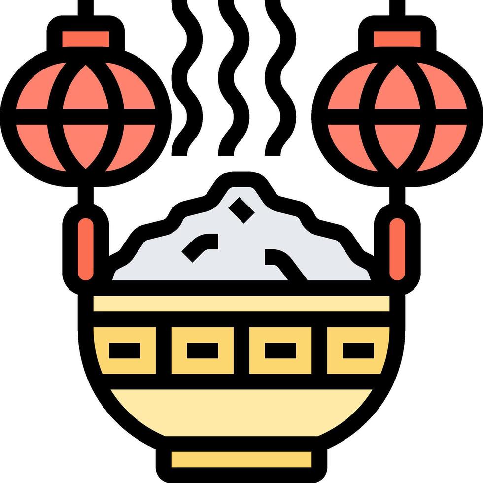 Chinese new year icon illustration vector