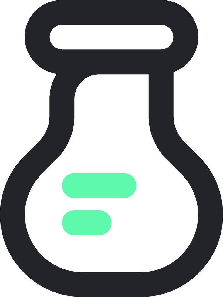 A flask icon on a white background vector
