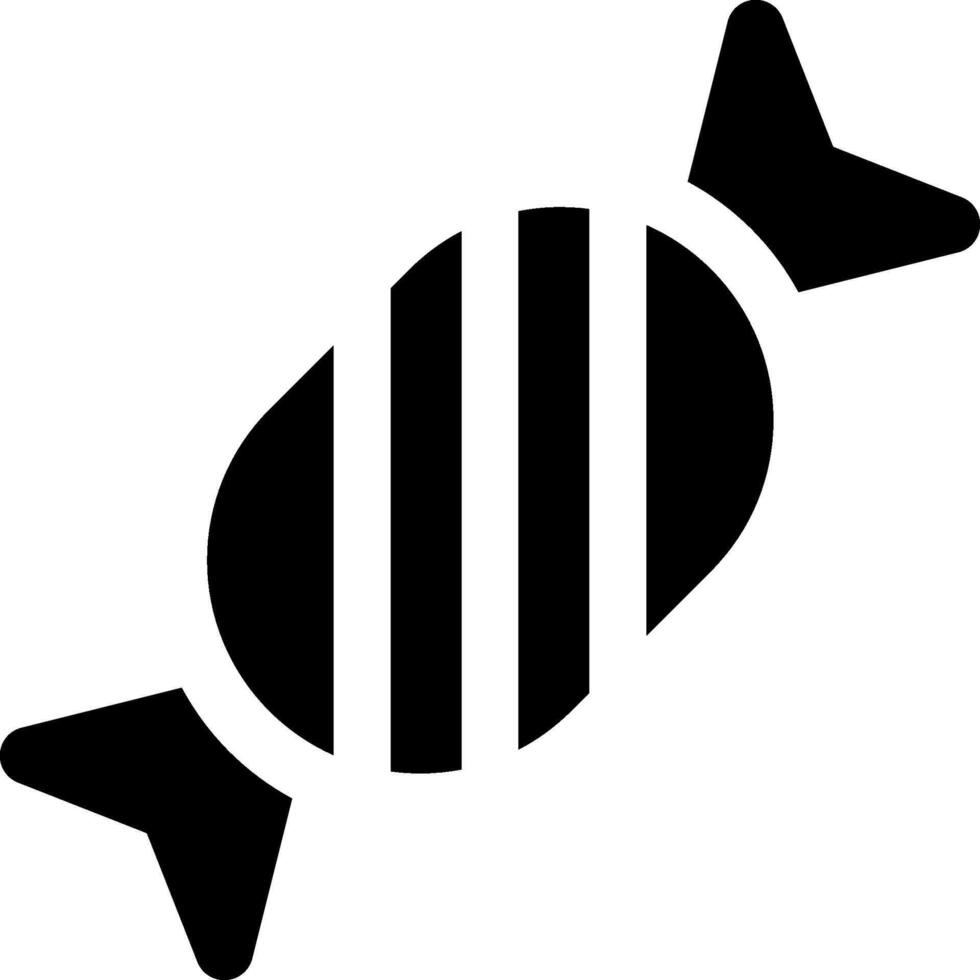 A black and white candy bar icon vector