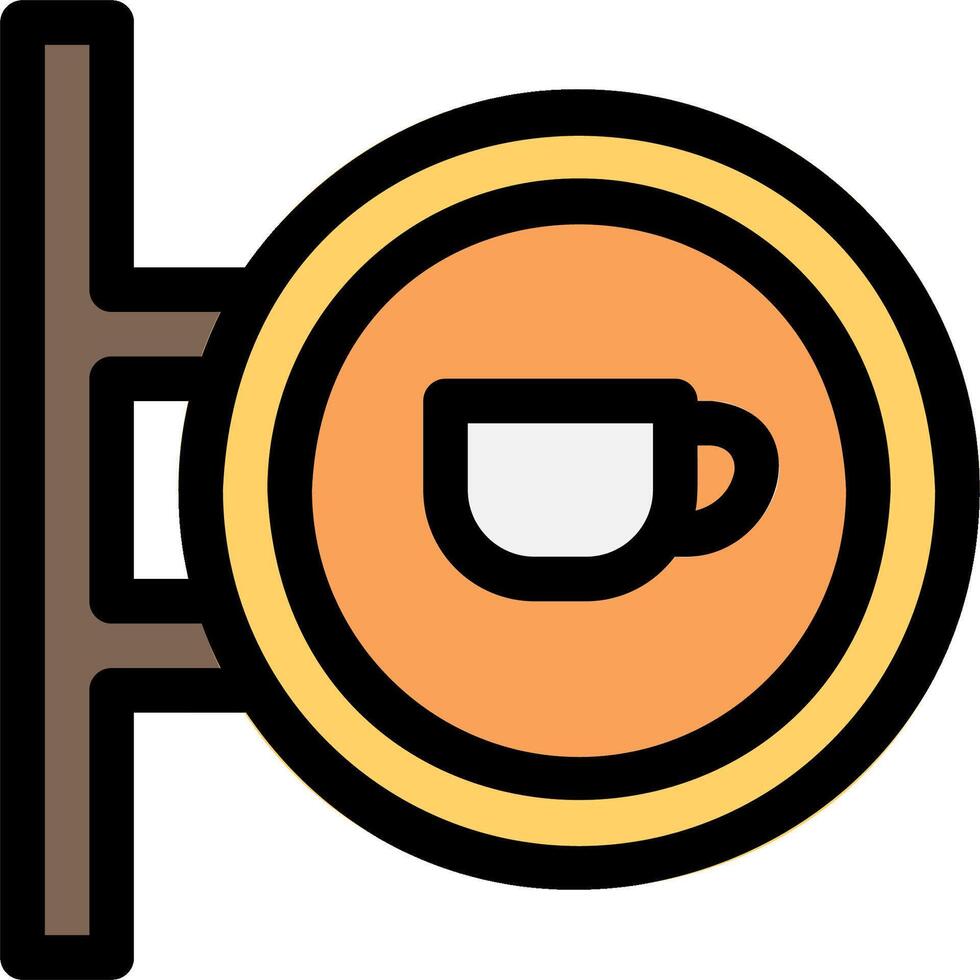 A coffee cup icon on a white background vector