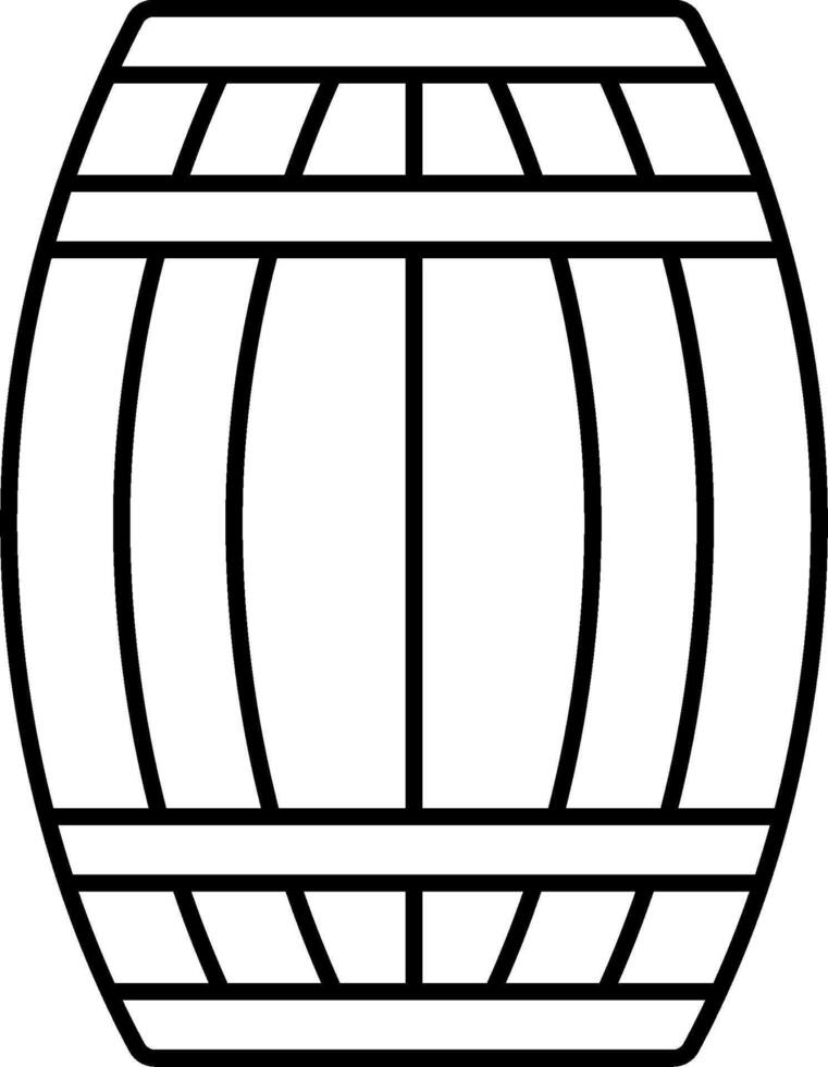 Barrels of wine coloring pages vector