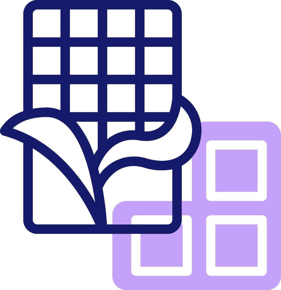 A square with a square and a square vector